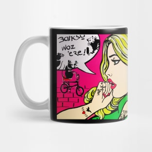 Banksy vs Pop Art Mug